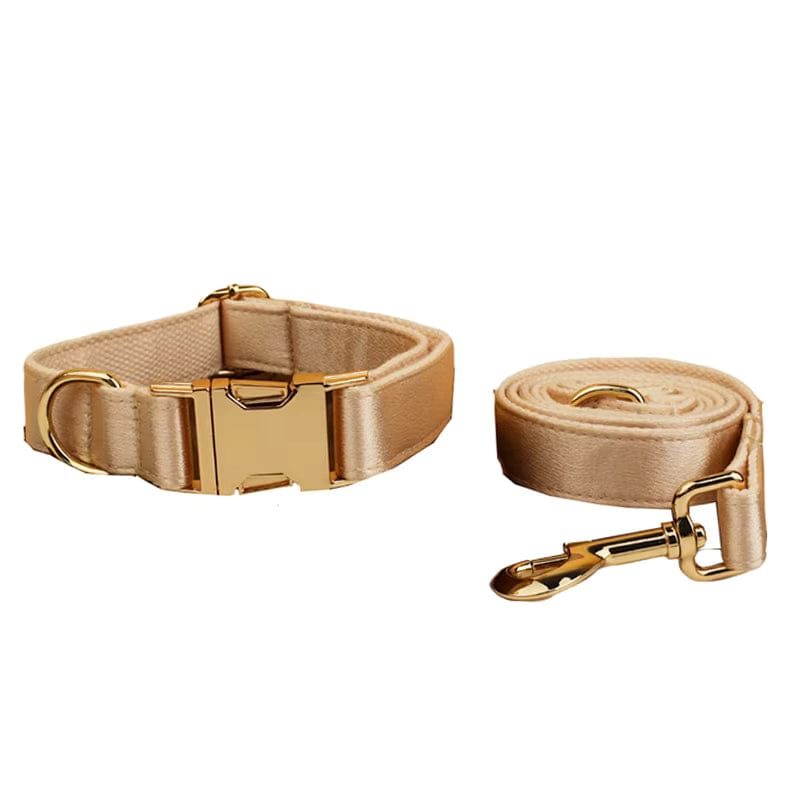 Gold Satin Wedding Set